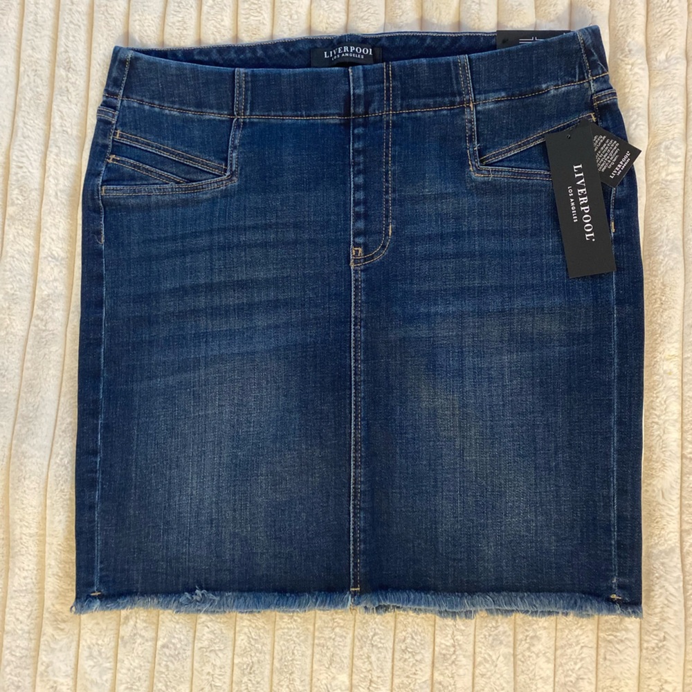 Liverpool Jean Skirt